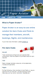 Mobile Screenshot of paperaviator.com